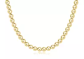 17” Choker Classic Gold 7mm Bead