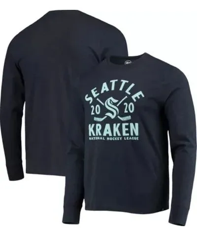 '47 Men's NHL ed Deep Sea Seattle Kraken Club Long Sleeve T-Shirt