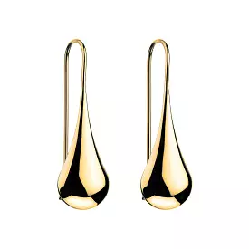 A Najo Weeping Woman Yellow Gold Earrings