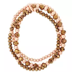 Absolute Beaded Triple Bracelet B2179BR