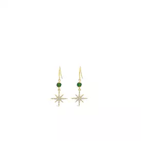 Absolute North Star Drop Earrings E2217EM