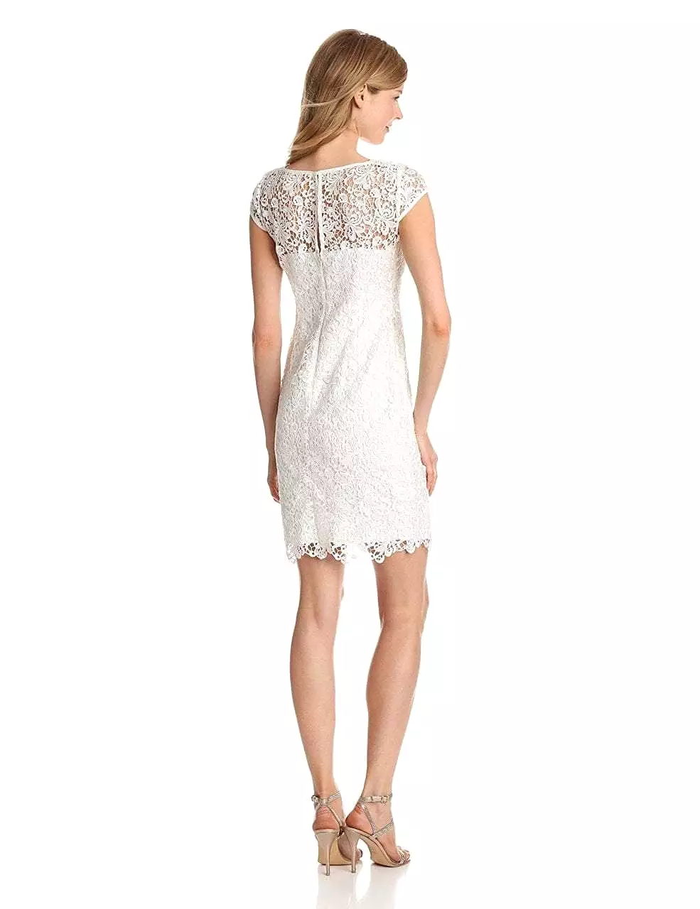 Adrianna Papell - Crochet Lace Dress 41877530