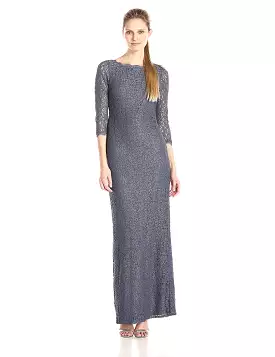 Adrianna Papell - Quarter Sleeve Lace Dress  91880500