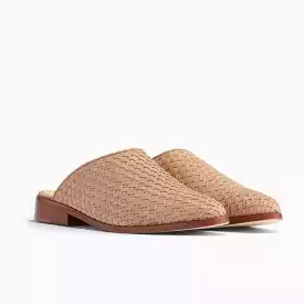 Ama Woven Mule Woven Almond