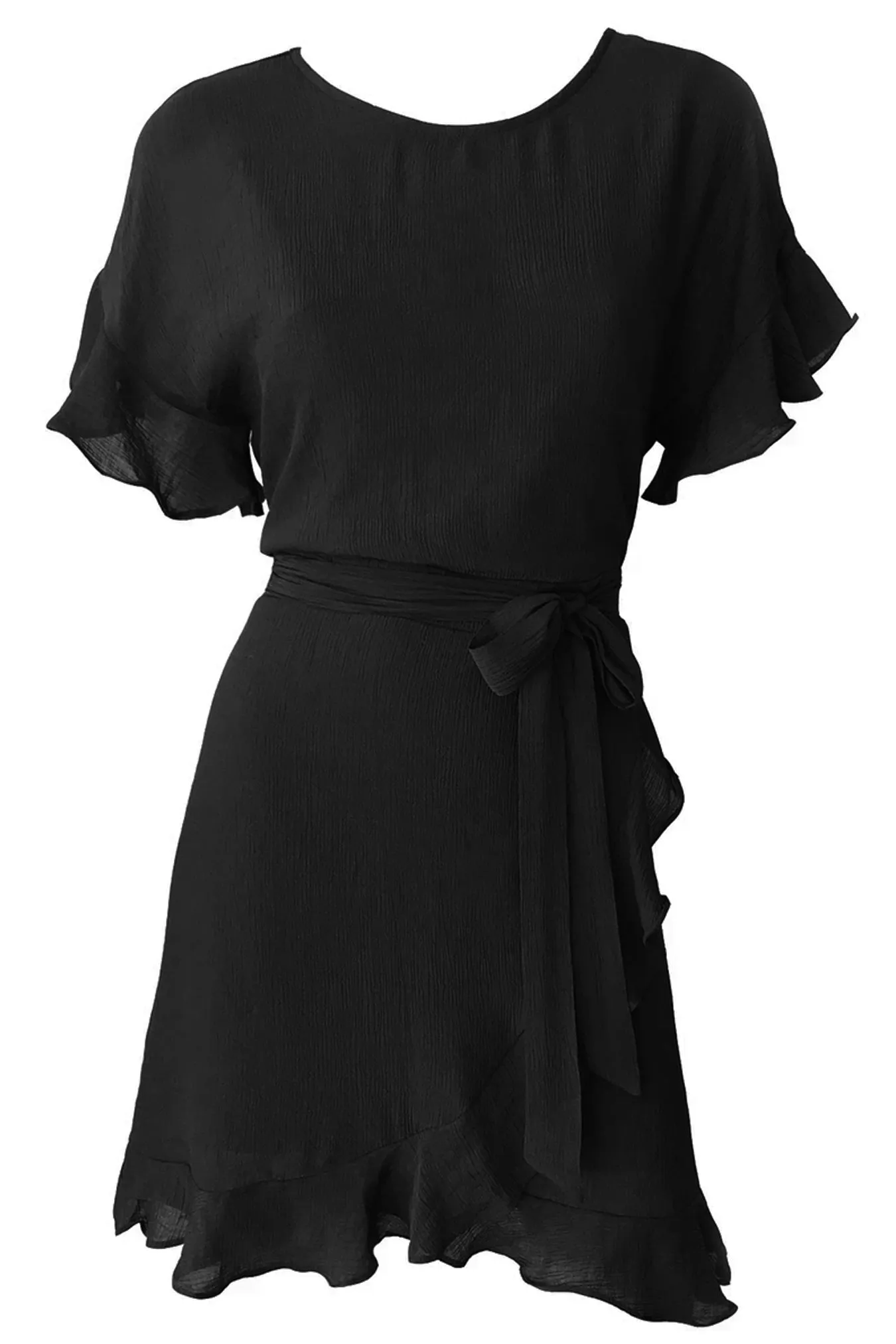 Avril Wrap Dress - Black