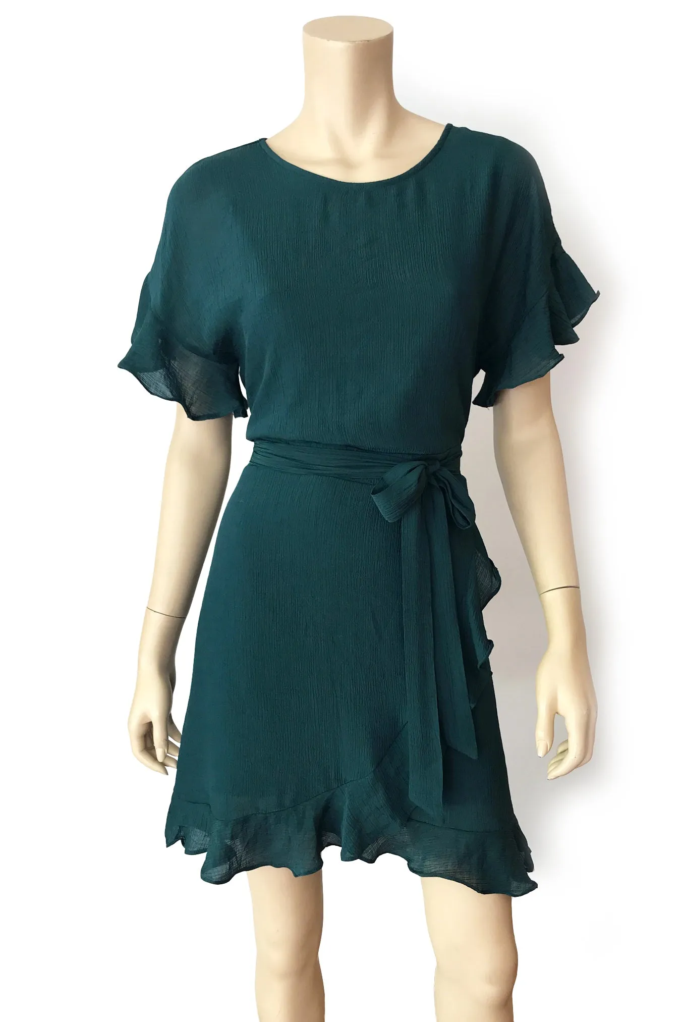 Avril Wrap Dress - Teal