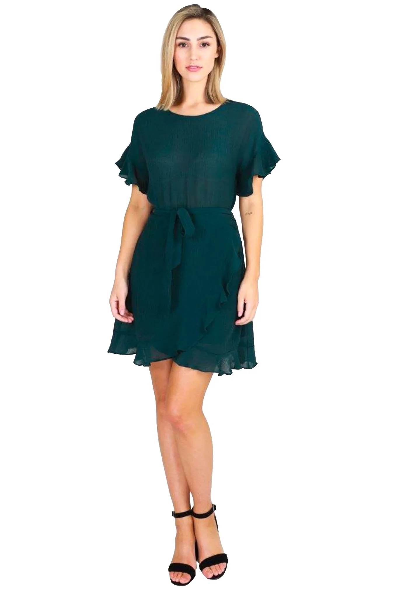 Avril Wrap Dress - Teal