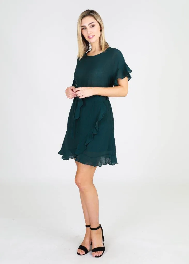 Avril Wrap Dress - Teal