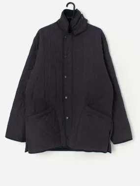 Barbour microfibre polar quilt jacket in navy – Large