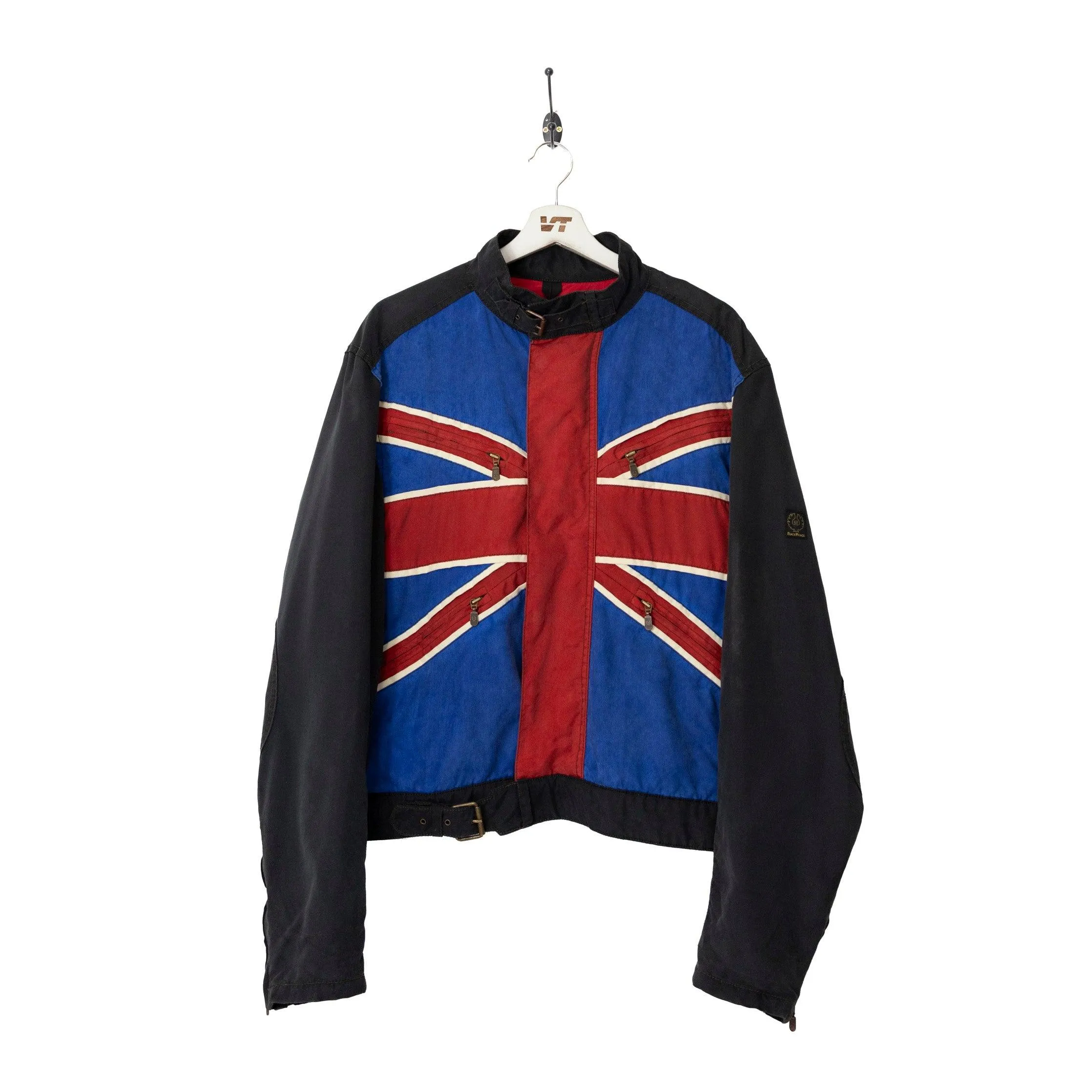 Belstaff Black Prince Union Jack Stitch Jacket