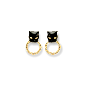 BLACK PANTHER EARRINGS MICRO