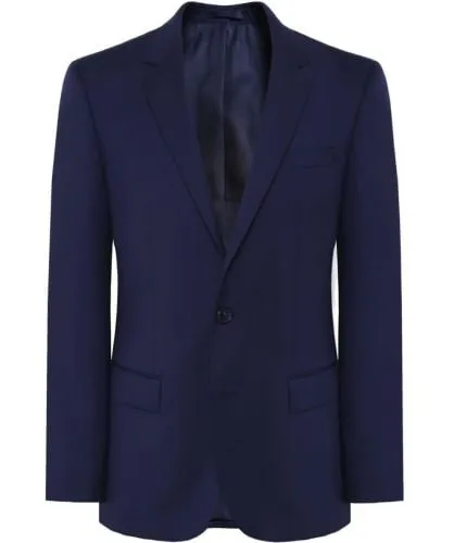 BOSS Hugo Boss Dark Blue Slim Fit Hayes Wool Jacket | Jules B