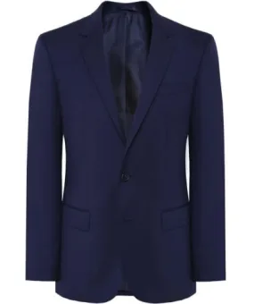 BOSS Hugo Boss Dark Blue Slim Fit Hayes Wool Jacket | Jules B