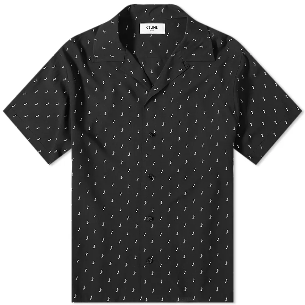 Celine Polka Dot Vacation ShirtBlack