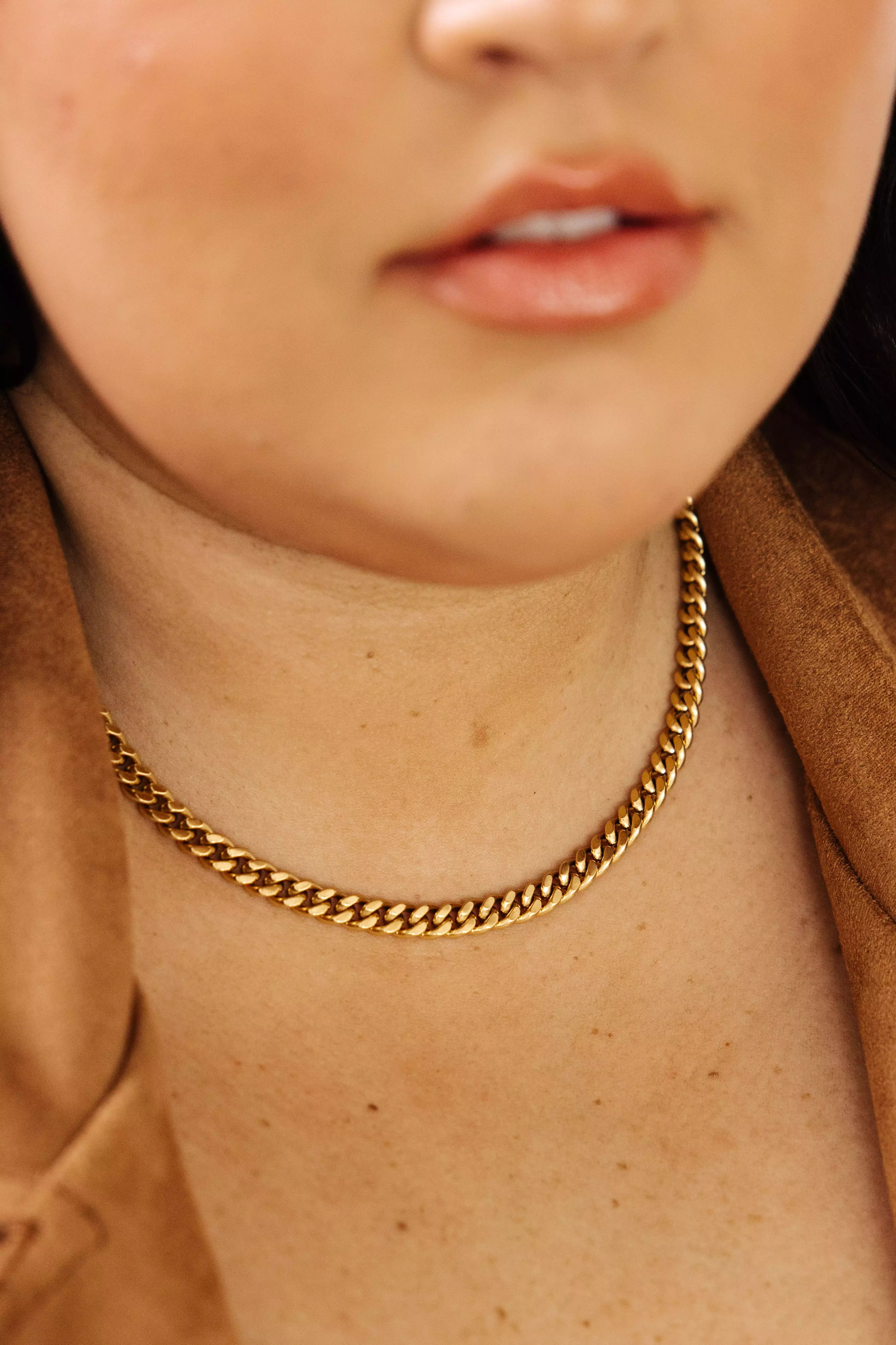 Chain Reaction 18K Gold Plated Choker