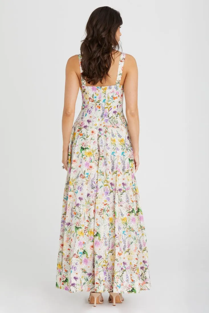 Claudette Dress - Multi Floral