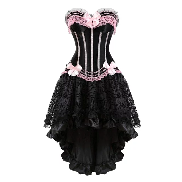 Corset Dress Drag Esmeralda (Pink)