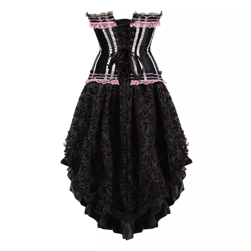 Corset Dress Drag Esmeralda (Pink)