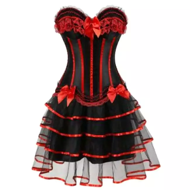 Corset Dress Drag Martina (Red)