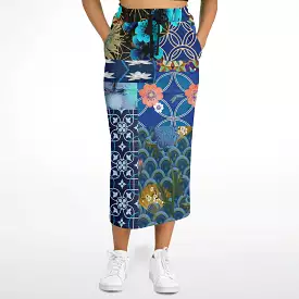 Dahlia Lama Eco-Poly Long Pocket Skirt