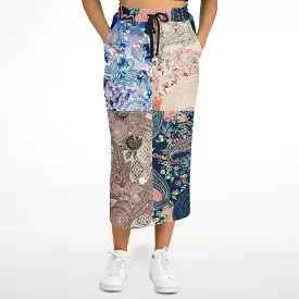 Dolores Park Paisley Eco-Poly Long Pocket Skirt