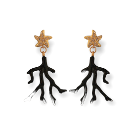 EARRINGS 2731 Black color