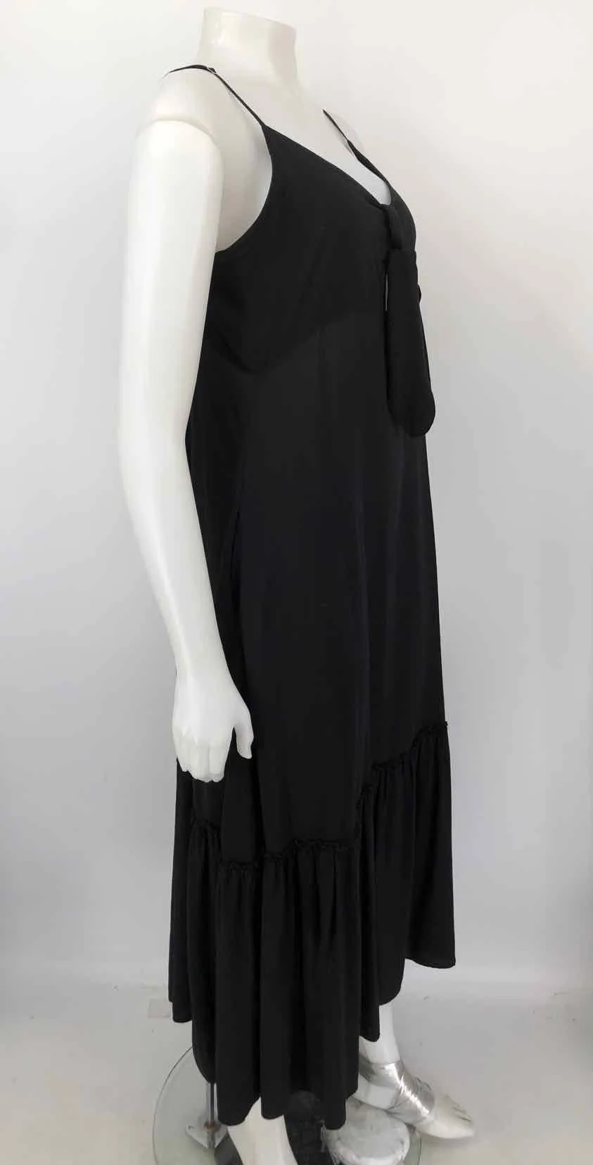 ELAN Black Maxi Length Size SMALL (S) Dress