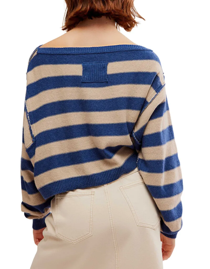 Free People We The Free Into The Blue Pullover - Blue Combo