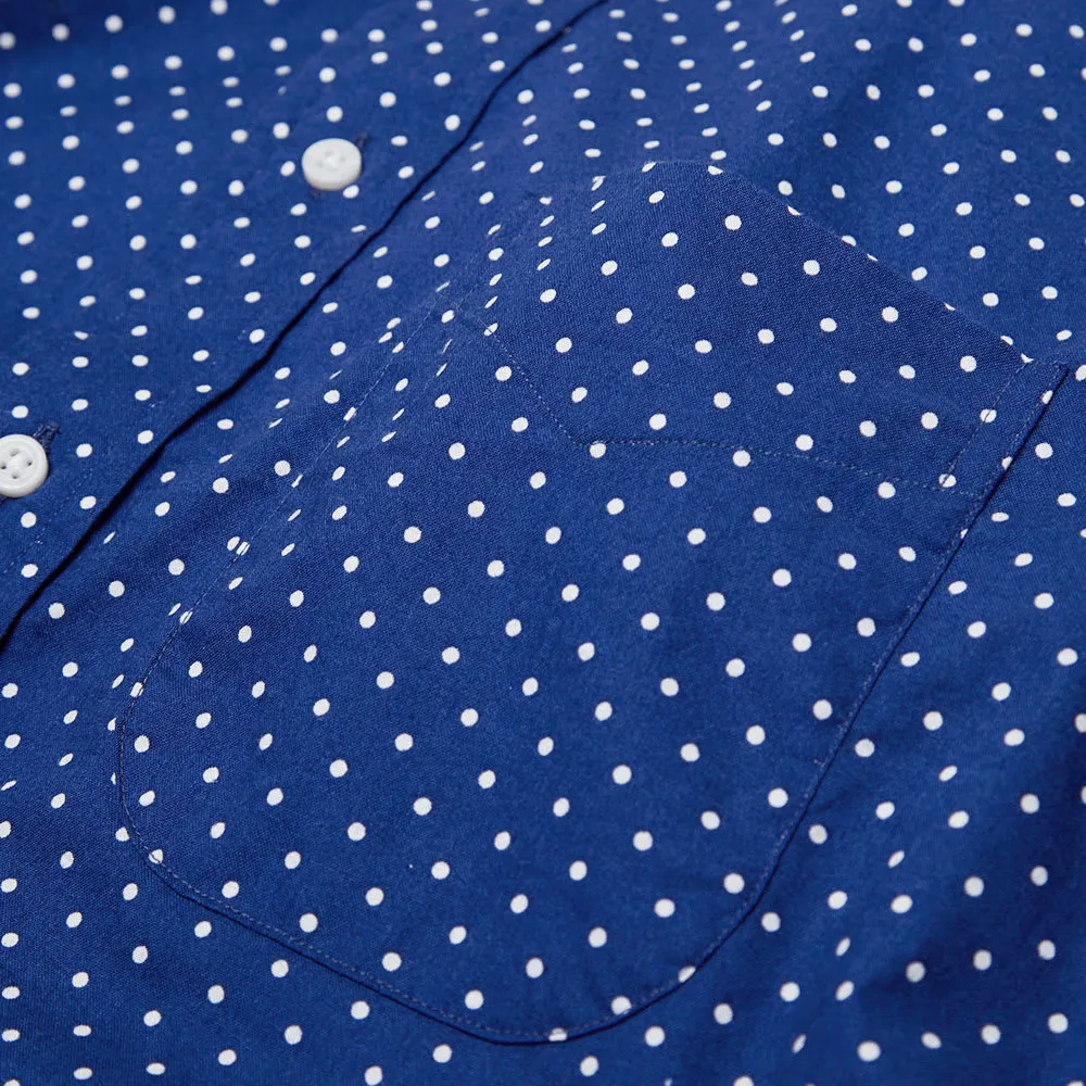 Gitman Vintage x Journal Standard Micro Polka Dot ShirtBlue & White