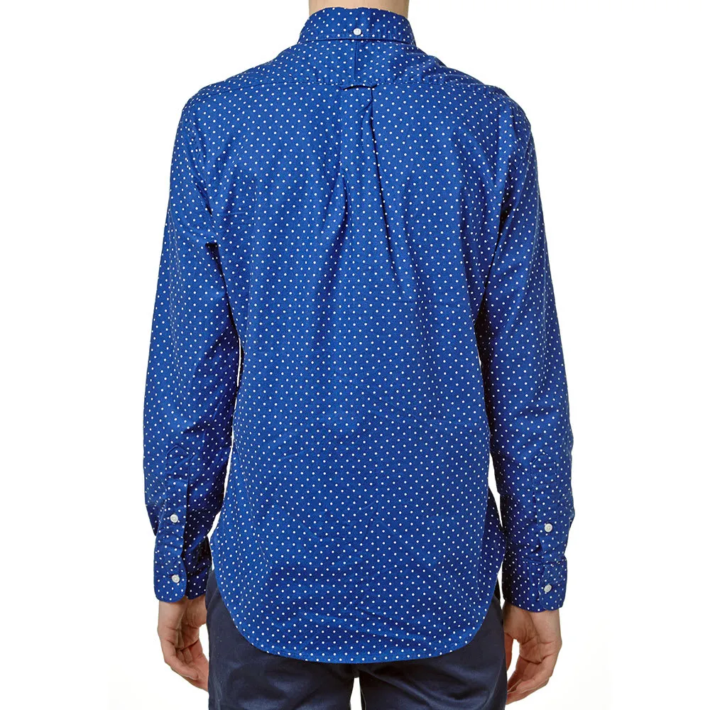 Gitman Vintage x Journal Standard Micro Polka Dot ShirtBlue & White