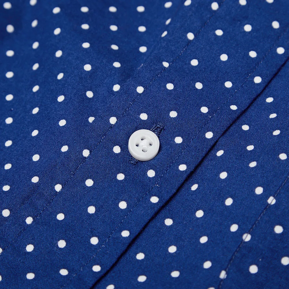 Gitman Vintage x Journal Standard Micro Polka Dot ShirtBlue & White