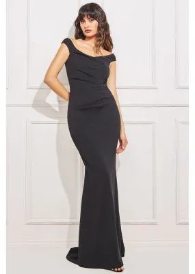 Goddiva Zelda Maxi Dress Black