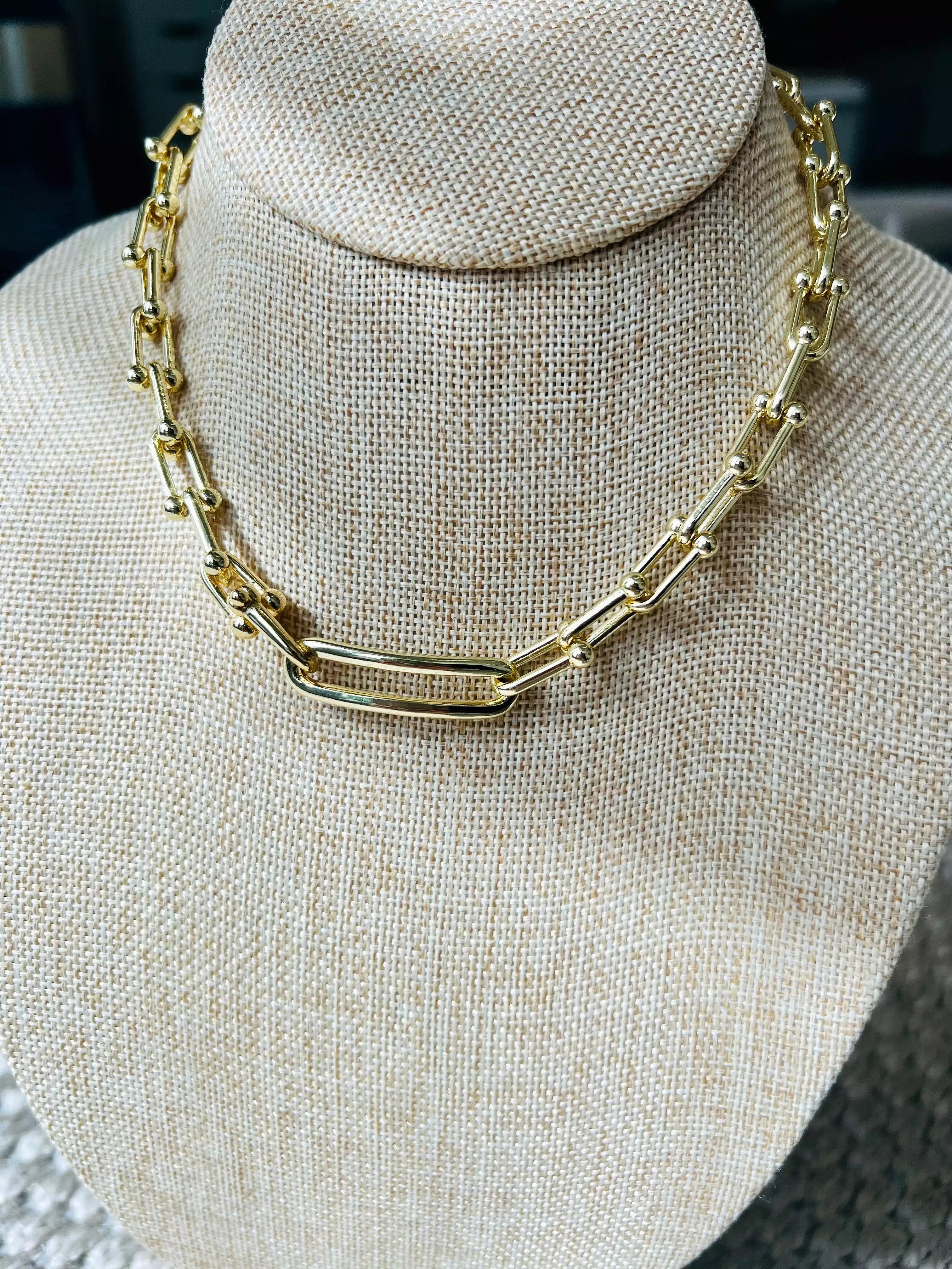 Gold Bar Necklace