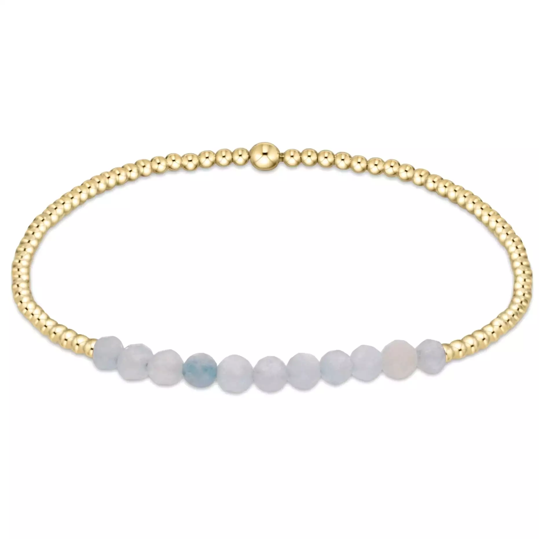 Gold Bliss 2mm Bead Bracelet-ENewton