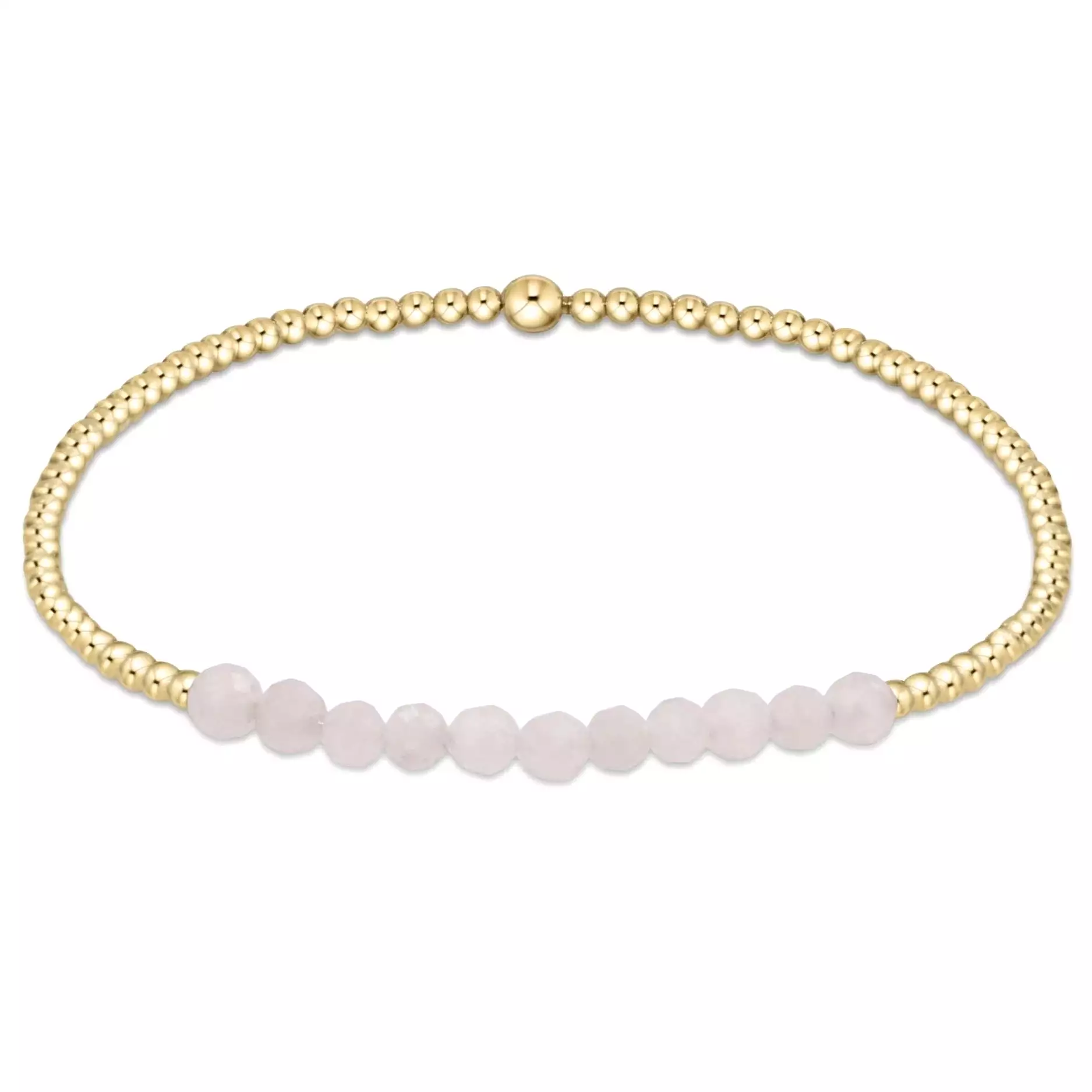 Gold Bliss 2mm Bead Bracelet-ENewton