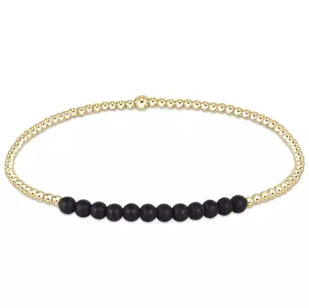 Gold Bliss 2mm Bead Bracelet-ENewton