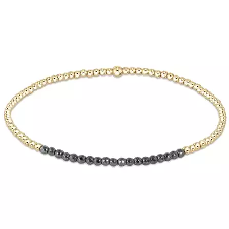 Gold Bliss 2mm Bead Bracelet-ENewton