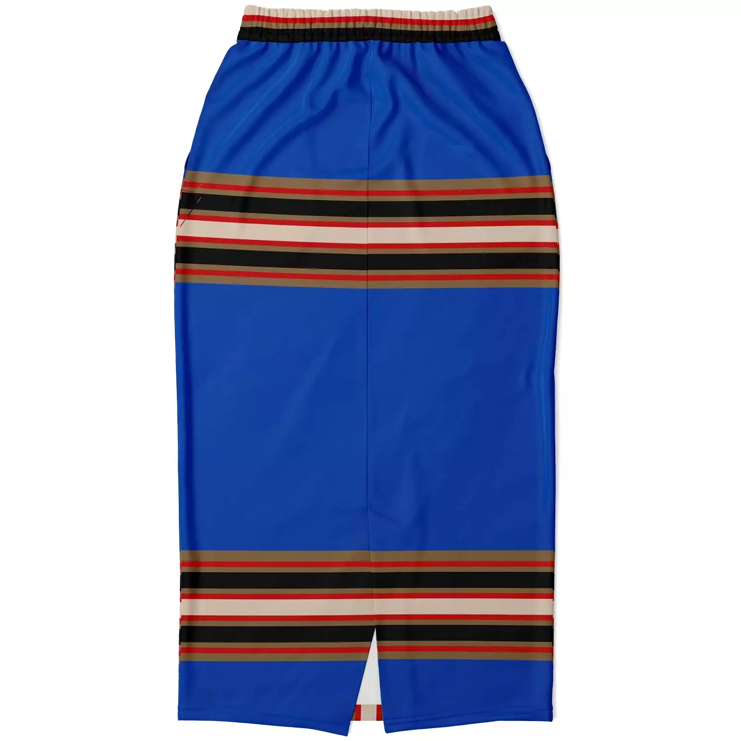 Gold Line Blue Eco-Poly Long Pocket Skirt