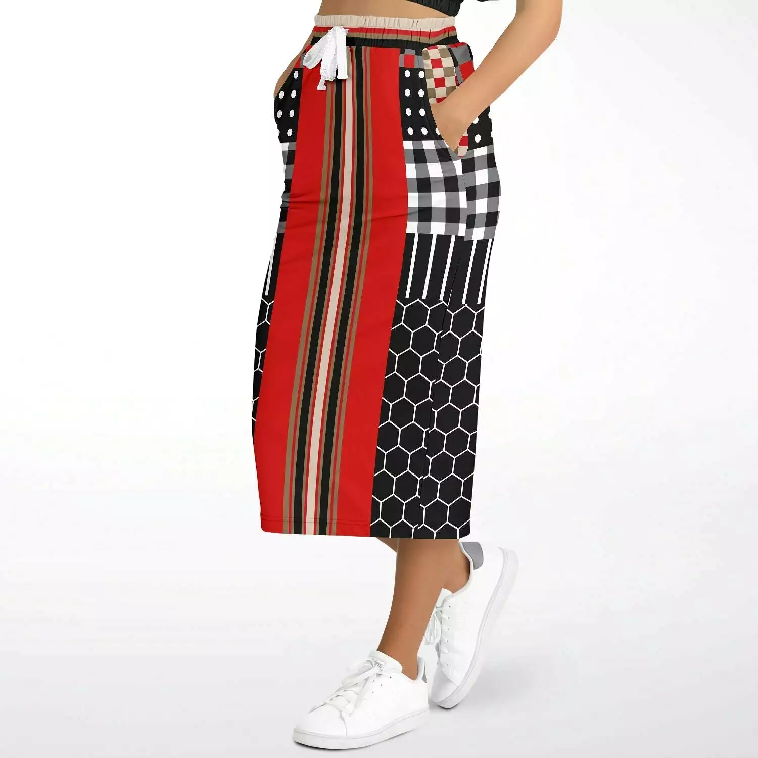 Gold Line Red DLX Eco-Poly Long Pocket Skirt