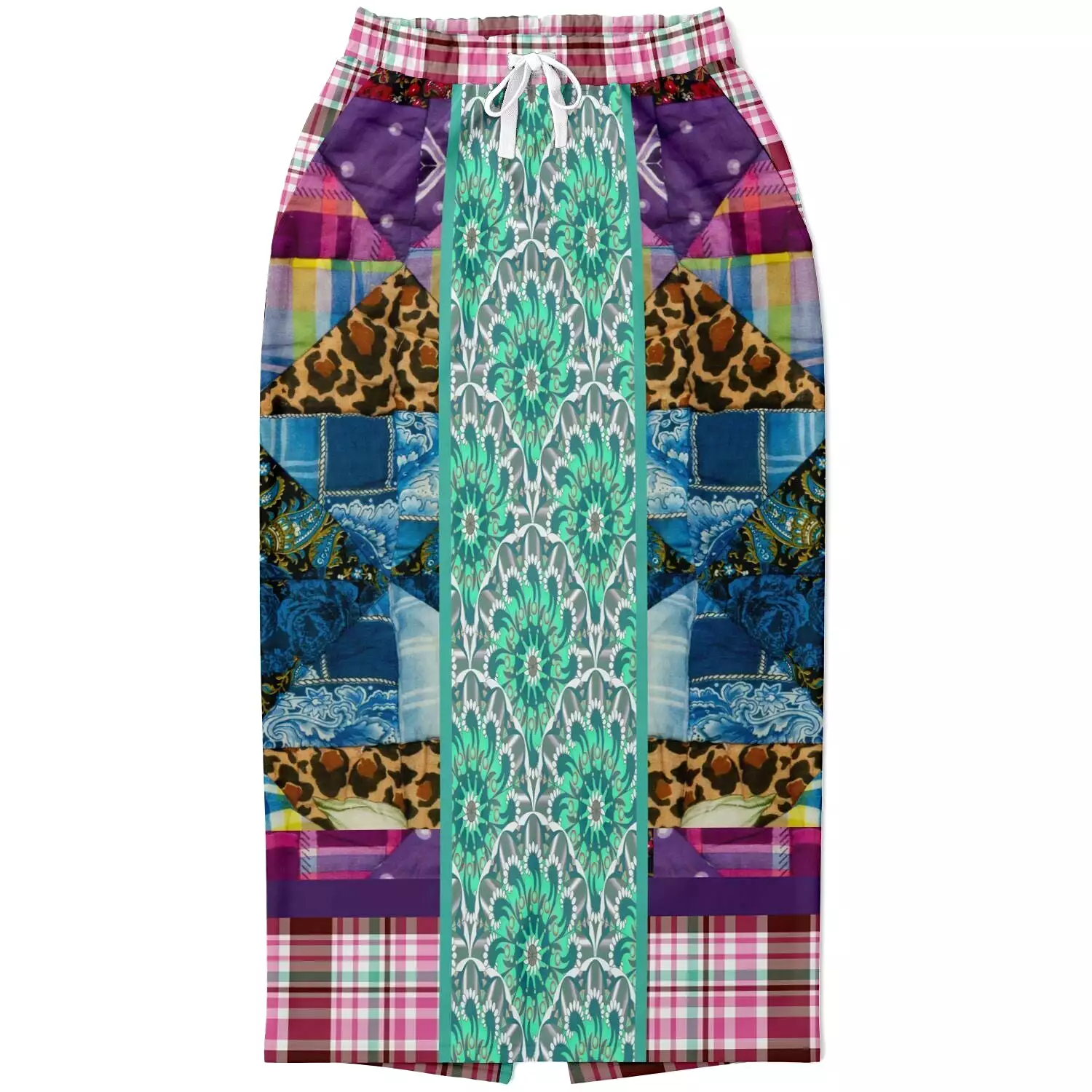 Gypsy Queen Purple Eco-Poly Long Pocket Skirt