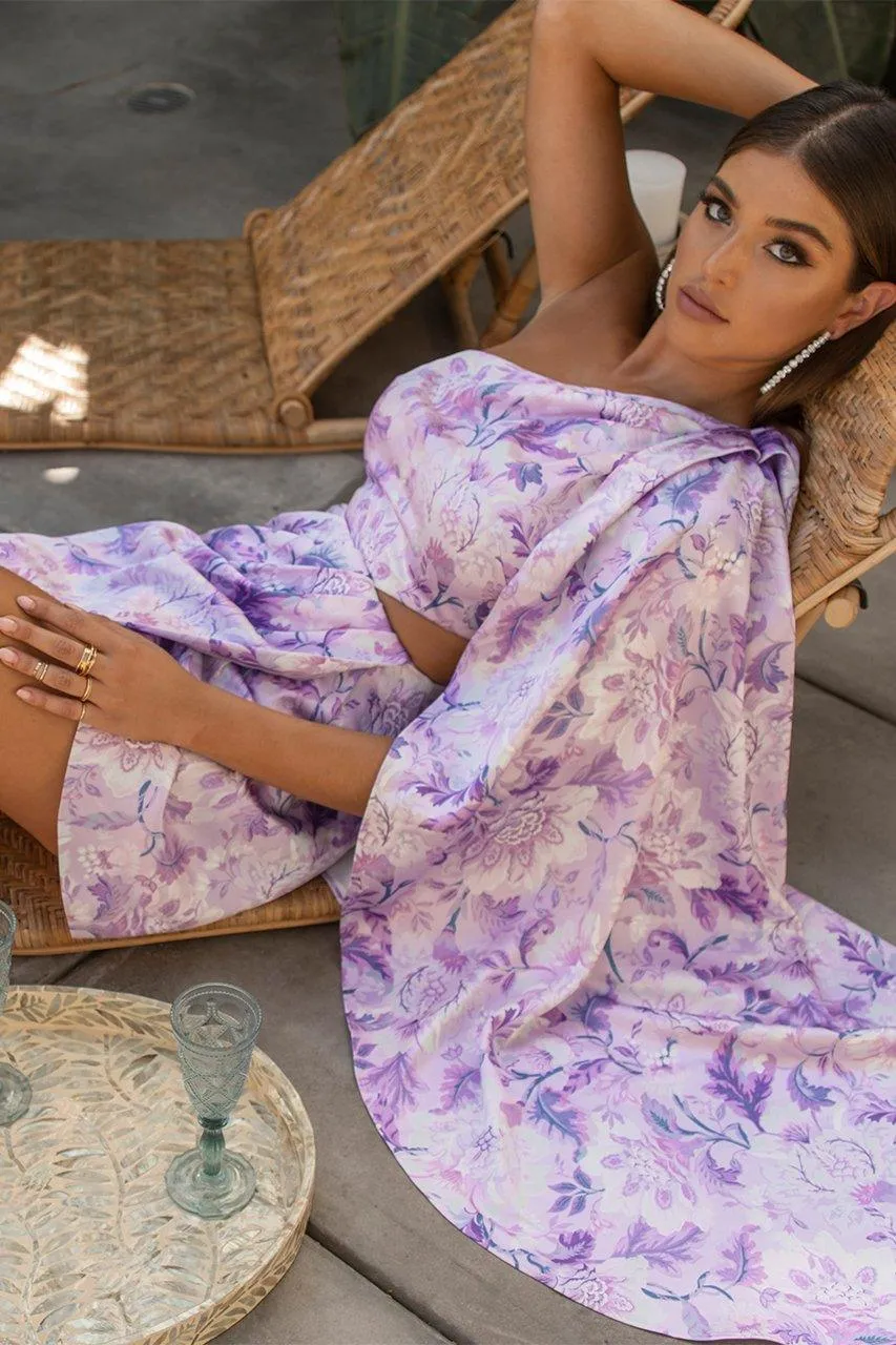 Hailey Dress - Lilac Floral