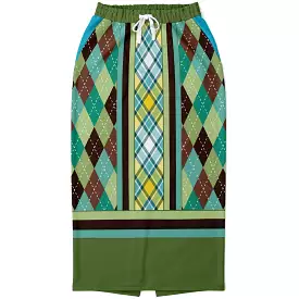 Hypnotic Zen Eco-Poly Long Pocket Skirt