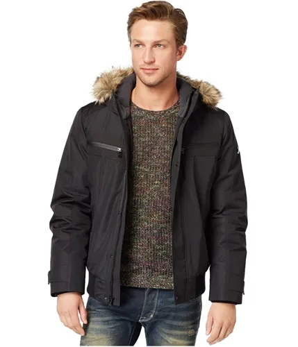 I-N-C Mens Iridescent Cire Parka Coat