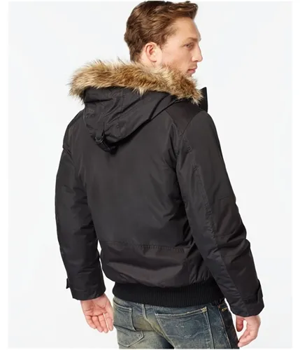 I-N-C Mens Iridescent Cire Parka Coat