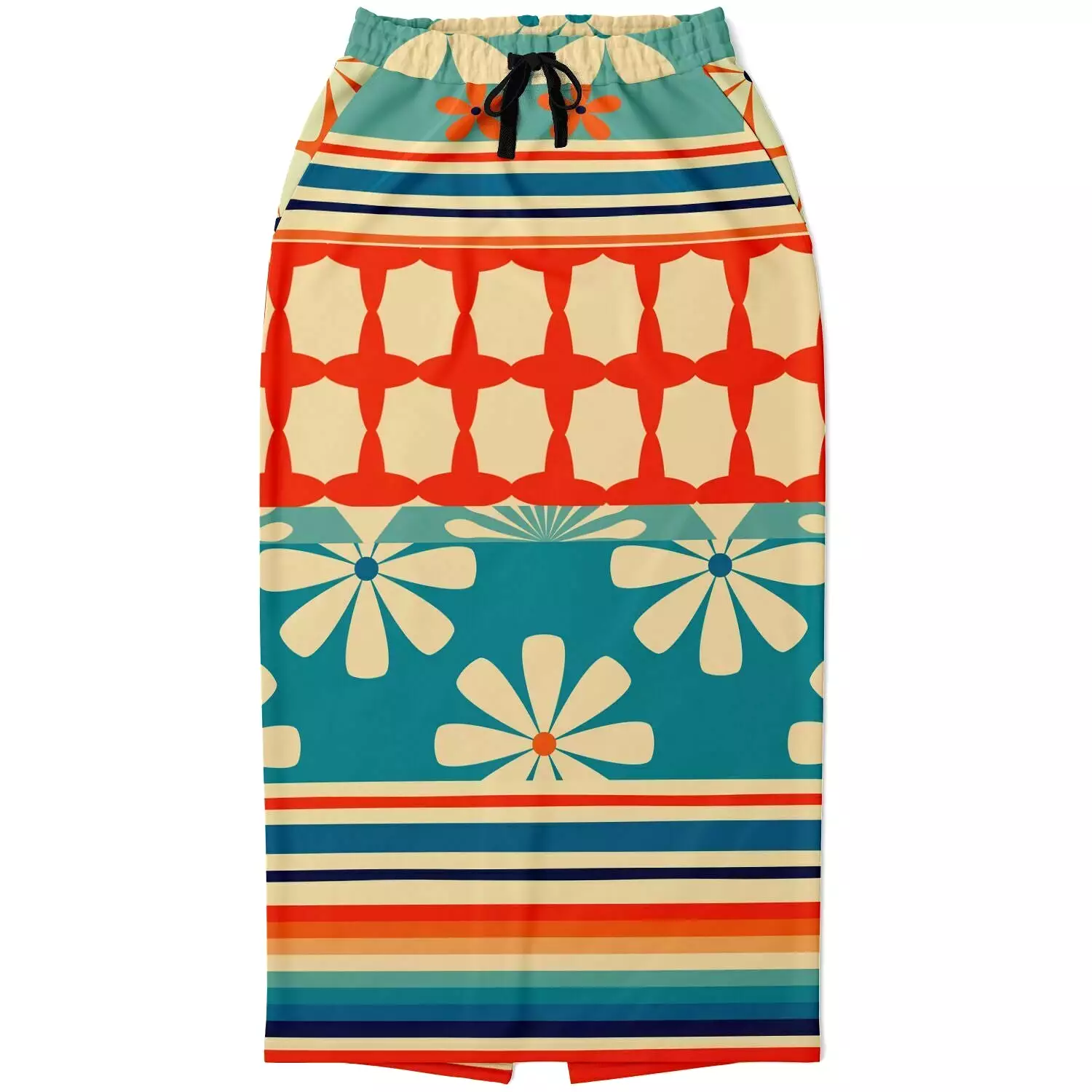 Ima Wallflower Eco-Poly Long Pocket Skirt