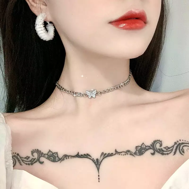 INS FASHION BUTTERFLY CHOKER BY60413