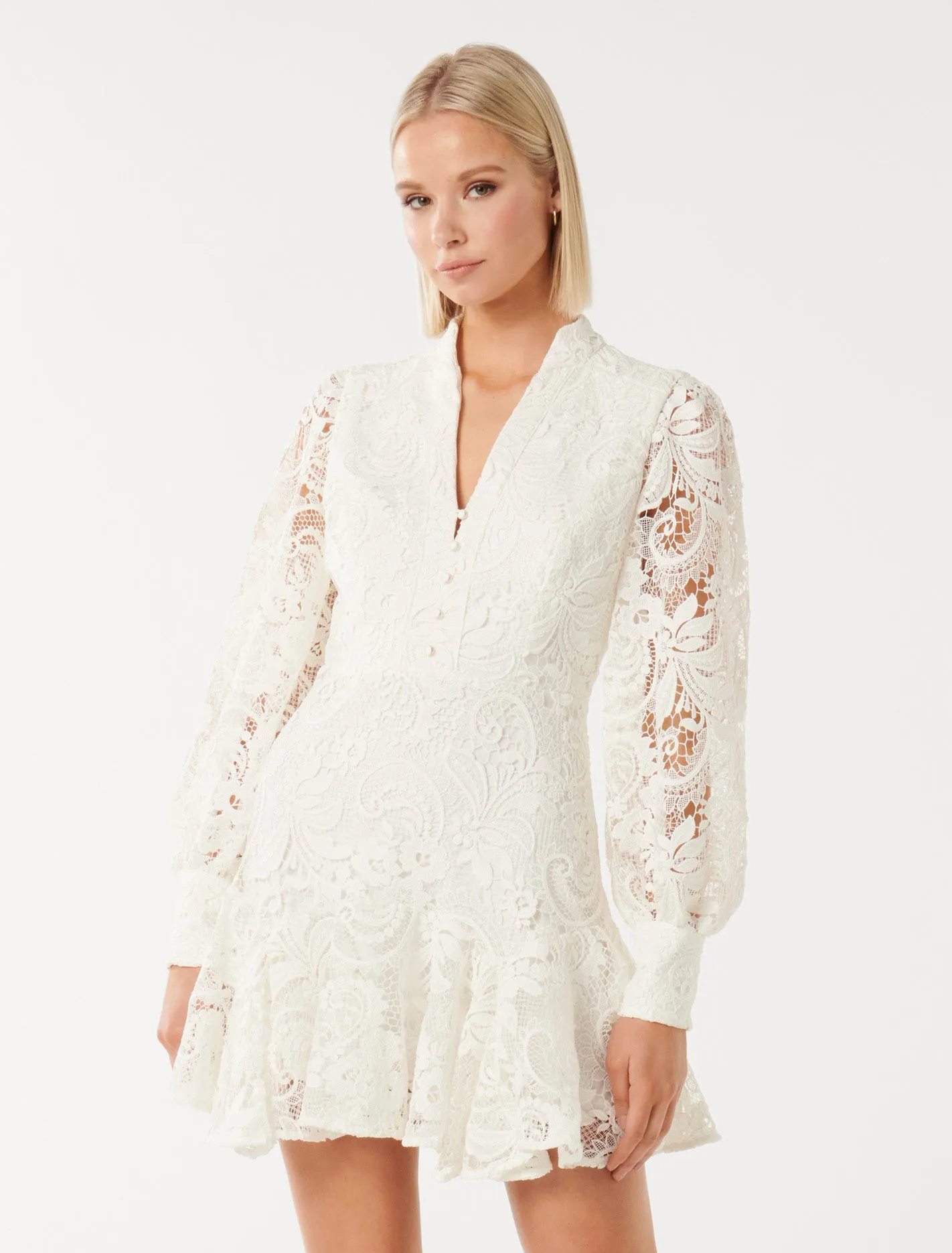 Iris Lace Mini Dress