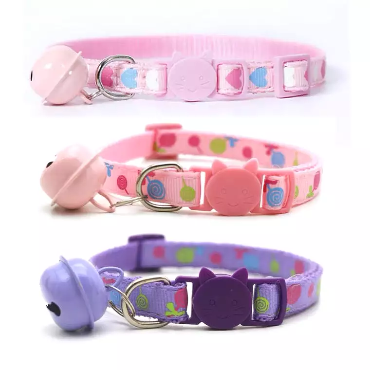 JAPANESE LOLITA PASTEL PURPLE PINK CAT CHOKER BY90162