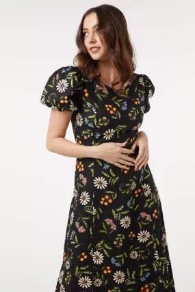 Julia Floral Midi Dress