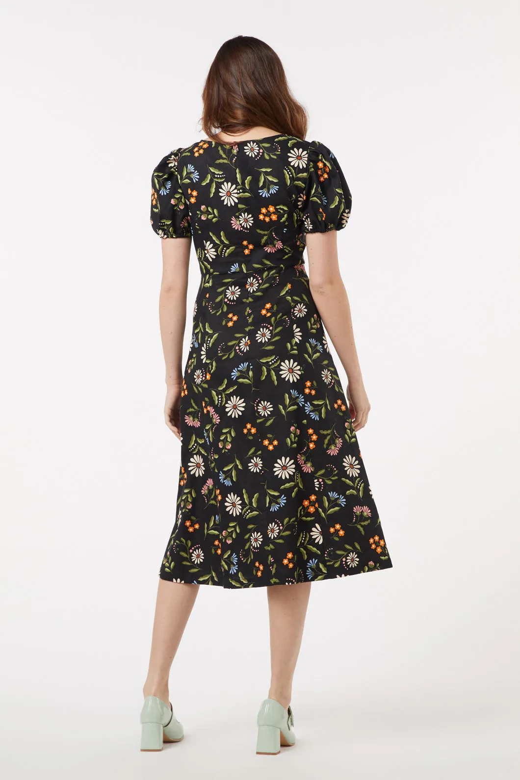 Julia Floral Midi Dress